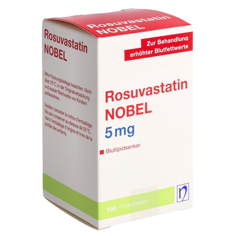 ROSUVASTATIN NOBEL Filmtabl 5 mg Ds 190 Stk