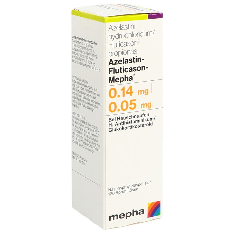 AZELASTIN FLUTICASON Mepha 0.14/0.05mg 23 ml