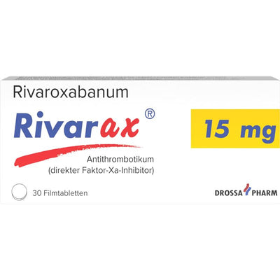 RIVARAX Filmtabl 15 mg 30 Stk