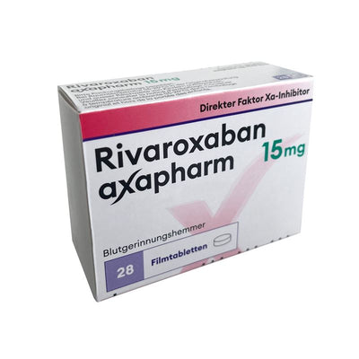 RIVAROXABAN axapharm Filmtabl 15 mg 28 Stk