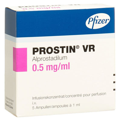 PROSTIN VR Inf Konz 500 mcg/ml 5 Amp 1 ml