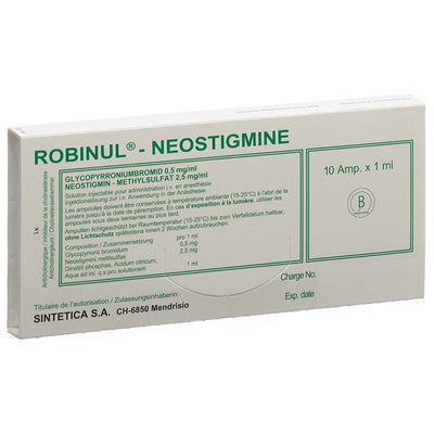 ROBINUL Neostigmine Inj Lös 10 Amp 1 ml