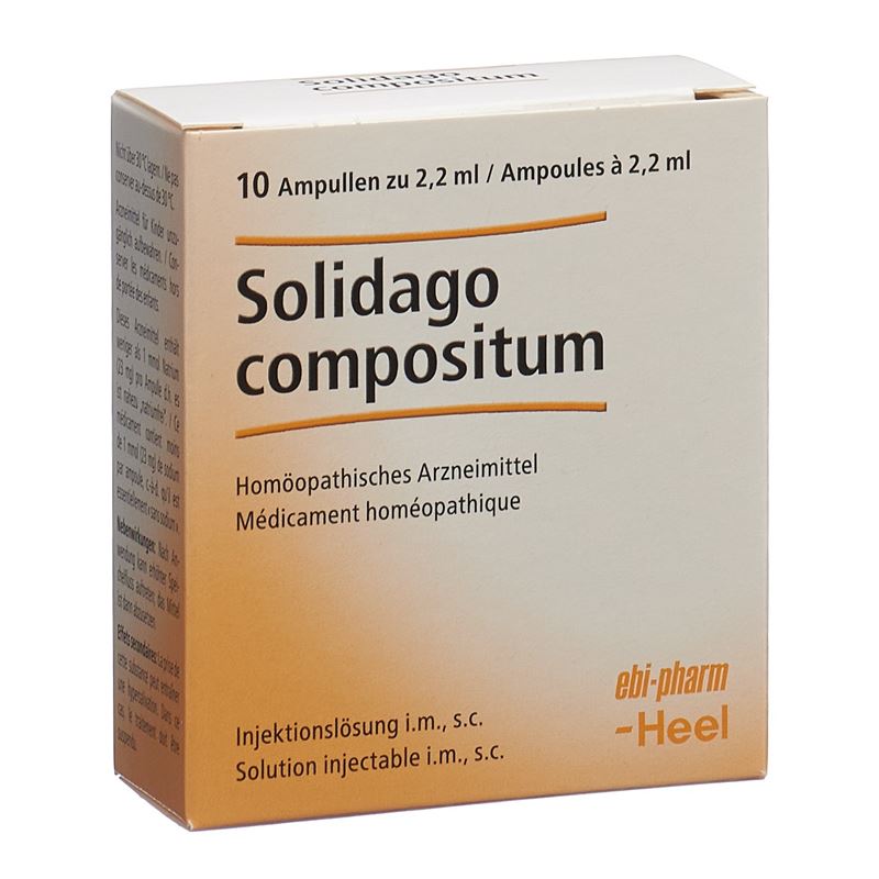 SOLIDAGO COMP Heel Inj Lös 10 Amp 2.2 ml