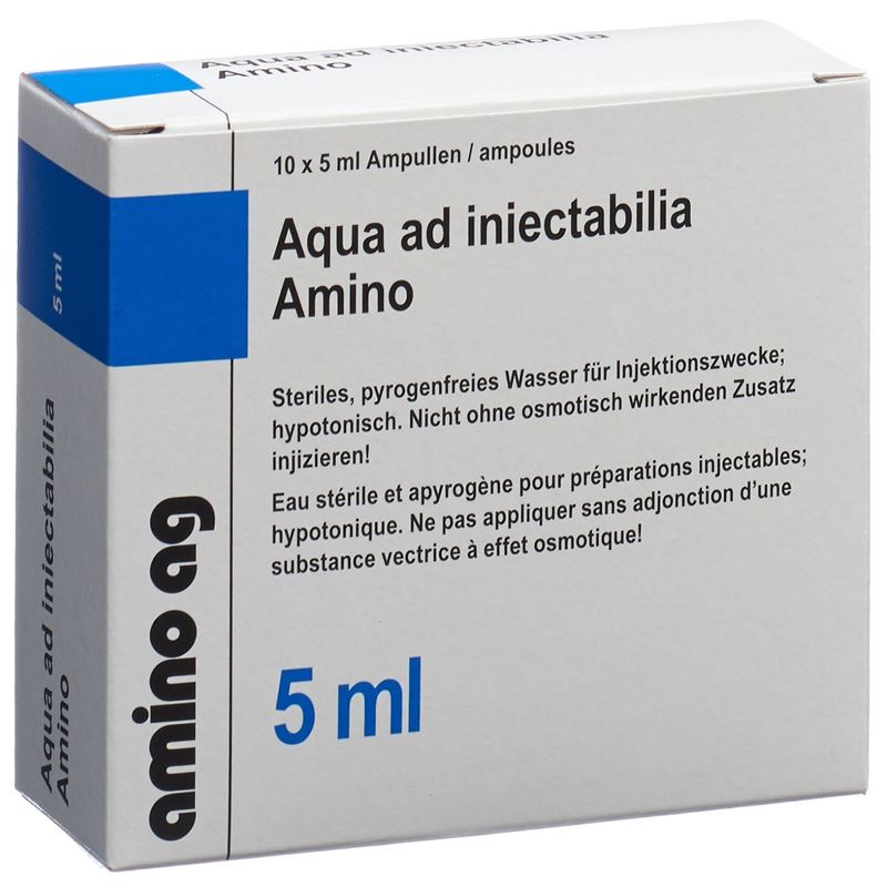AQUA AD INJ Amino Inj Lös 5ml Amp 10 Stk