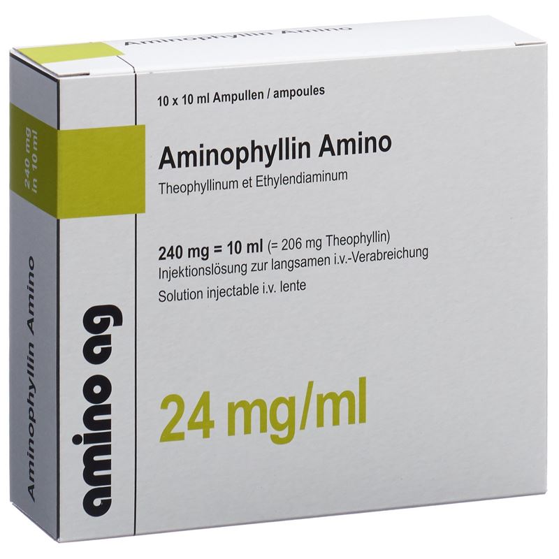AMINOPHYLLIN Amino 240 mg/10ml 10 Amp 10 ml