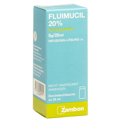 FLUIMUCIL 20% Inf Lös 5 g/25ml Durchstf 25 ml