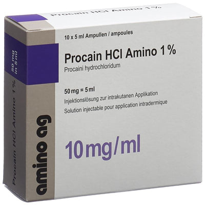 PROCAIN HCL Amino 50 mg/5ml 10 Amp 5 ml