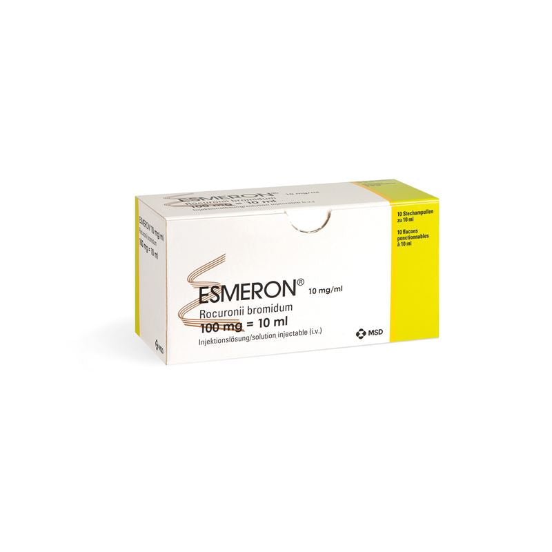 ESMERON Inj Lös 100 mg/10ml 10 Durchstf 10 ml