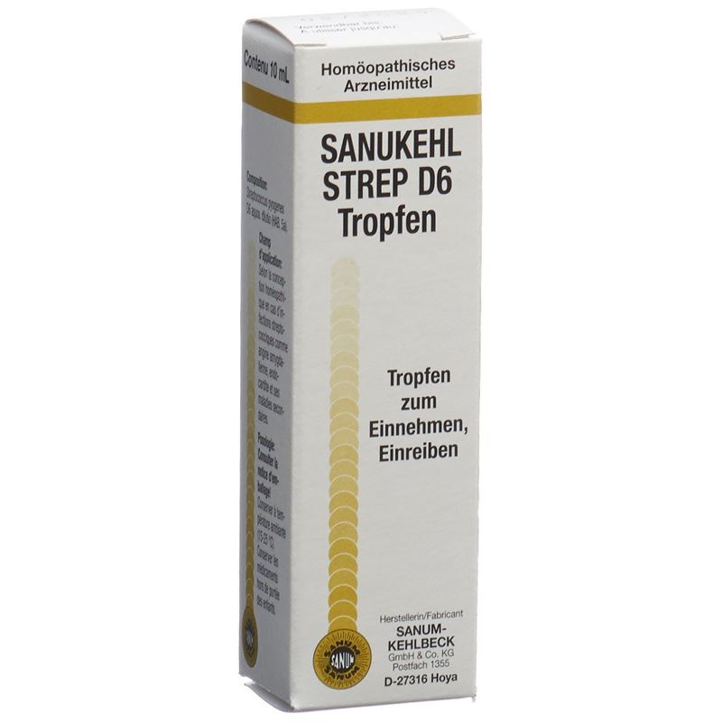 SANUKEHL Strep Tropfen D 6 Fl 10 ml