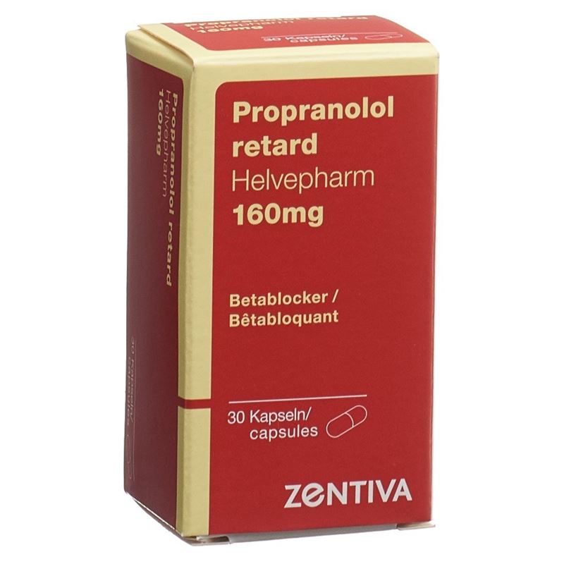 PROPRANOLOL retard Helvepharm 160 mg Ds 30 Stk
