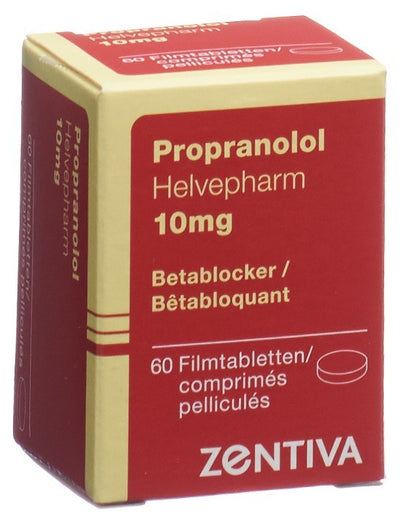 PROPRANOLOL Helvepharm Tabl 10 mg Ds 60 Stk