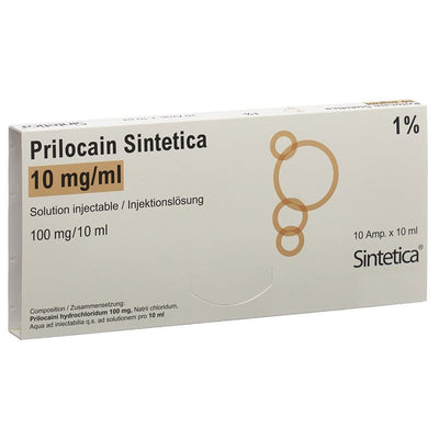 PRILOCAIN Sintetica Inj Lös 10 mg/ml 10 Amp 10 ml