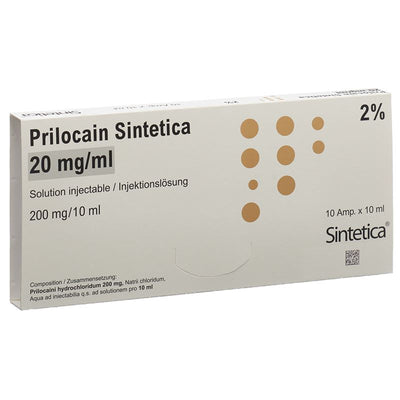 PRILOCAIN Sintetica Inj Lös 20 mg/ml 10 Amp 10 ml