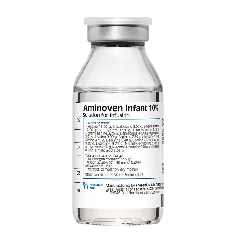 AMINOVEN infant Inf Lös 10 % 100ml Fl 10 Stk