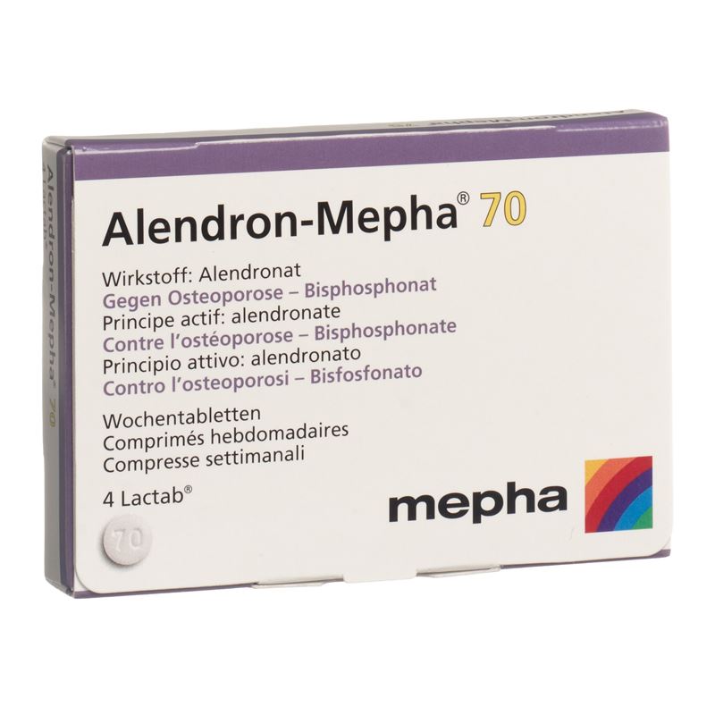 ALENDRON Mepha Filmtabl 70 mg 4 Stk