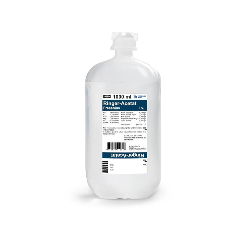 RINGER-ACETAT Fresenius 1000ml KabiPac CH 10 Stk