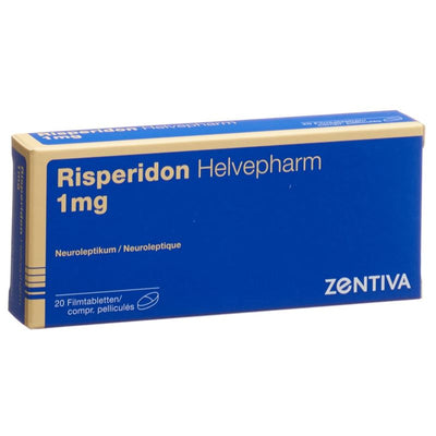 RISPERIDON Helvepharm Filmtabl 1 mg 20 Stk