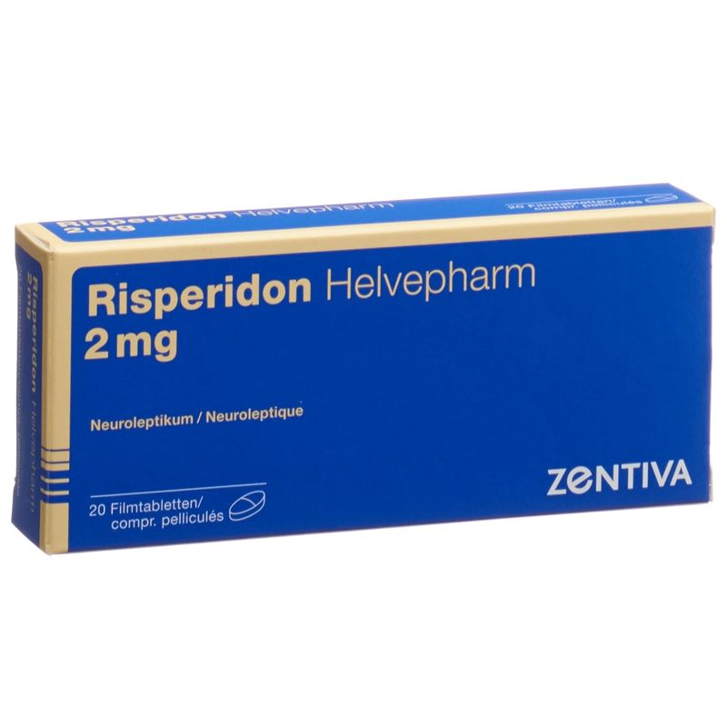 RISPERIDON Helvepharm Filmtabl 2 mg 20 Stk