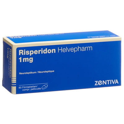 RISPERIDON Helvepharm Filmtabl 1 mg 60 Stk