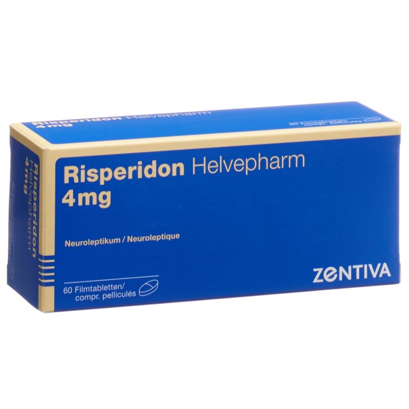 RISPERIDON Helvepharm Filmtabl 4 mg 60 Stk