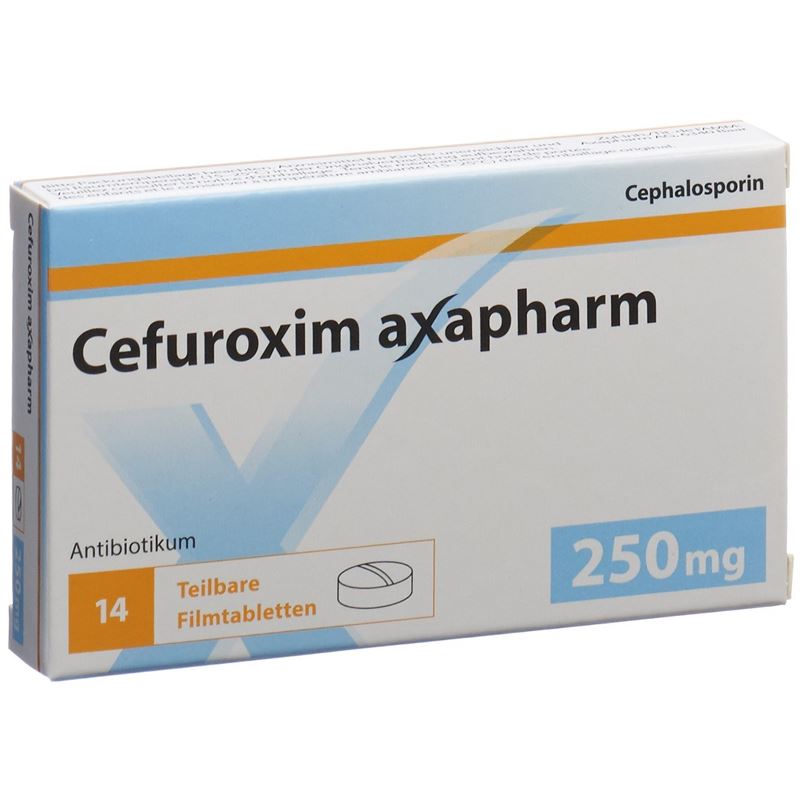 CEFUROXIM axapharm Filmtabl 250 mg 14 Stk