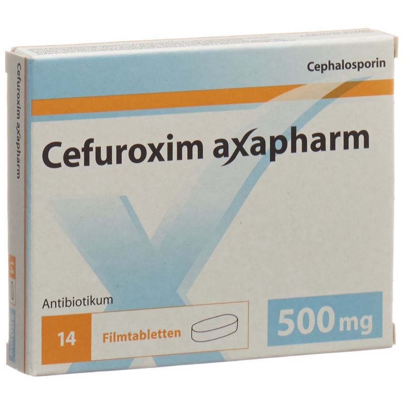 CEFUROXIM axapharm Filmtabl 500 mg 14 Stk