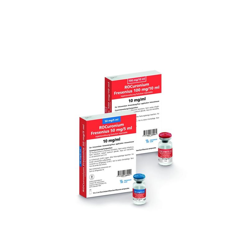 ROCURONIUM Fresenius 100 mg/10ml (2-8°C) 10 Stk