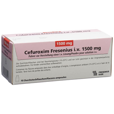 CEFUROXIM Fresenius i.v. 1500 mg Durchstf 10 Stk