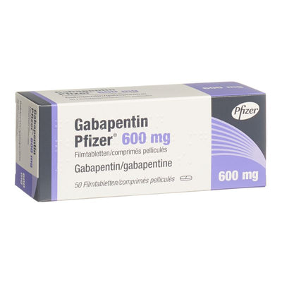 GABAPENTIN Pfizer Filmtabl 600 mg 50 Stk