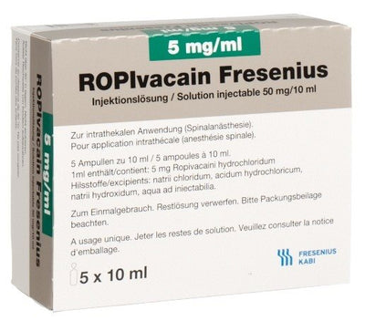 ROPIVACAIN Fresenius 5 mg/ml 10ml Amp 5 Stk