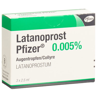 LATANOPROST Pfizer Gtt Opht 3 Fl 2.5 ml