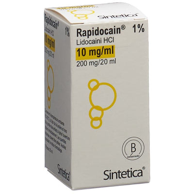 RAPIDOCAIN 200 mg/20ml o Kons Vial 20 ml
