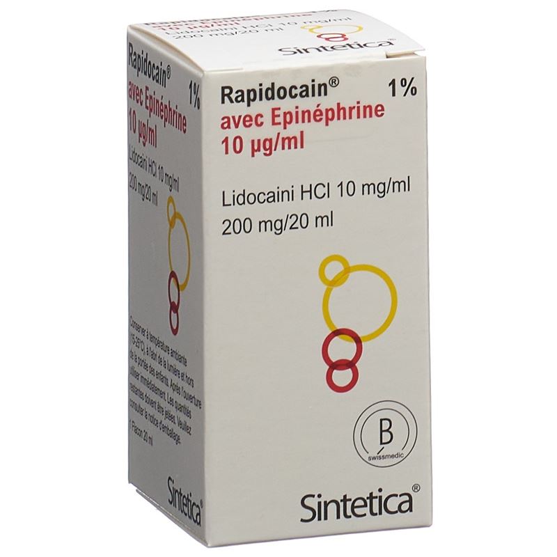 RAPIDOCAIN 10 mg/ml + Epin 10 mcg/ml Vial 20 ml
