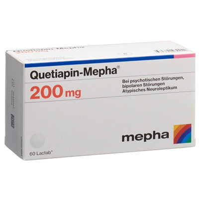 QUETIAPIN Mepha Filmtabl 200 mg 60 Stk