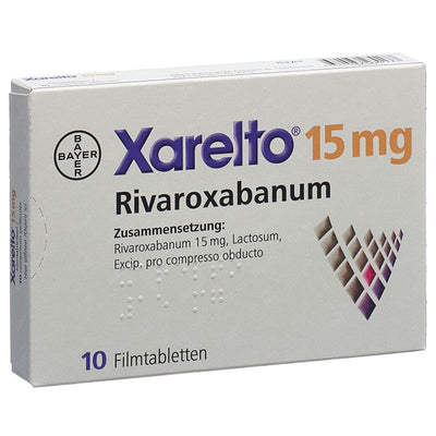XARELTO Filmtabl 15 mg 10 x