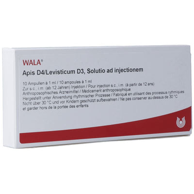 WALA Apis D4/Levisticum D3 10 Amp 1 ml