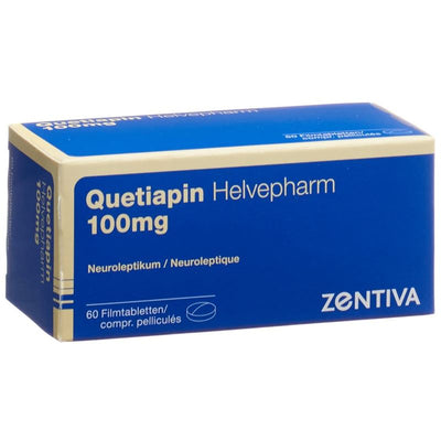 QUETIAPIN Helvepharm Filmtabl 100 mg 60 Stk