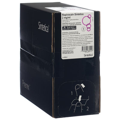 ROPIVACAIN Sintetica 2 mg/ml 200ml Btl 5 Stk