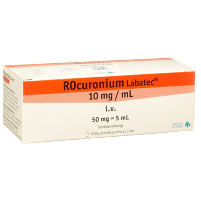 ROCURONIUM Labatec 50 mg/5ml 10 Durchstf 5 ml