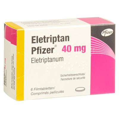 ELETRIPTAN Pfizer Filmtabl 40 mg 6 Stk