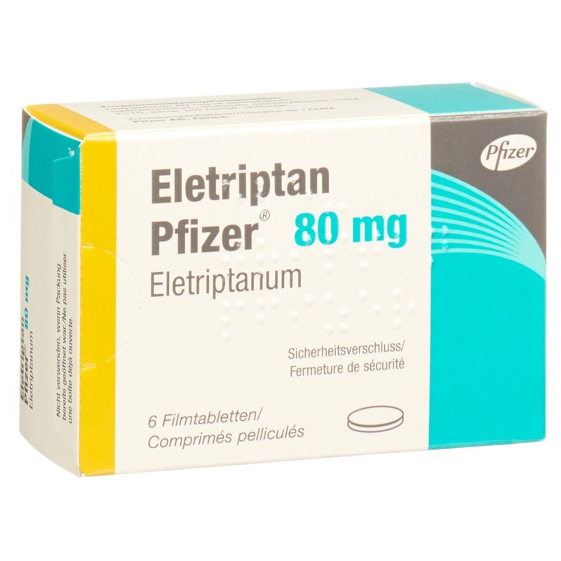 ELETRIPTAN Pfizer Filmtabl 80 mg 6 Stk