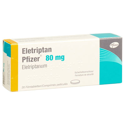 ELETRIPTAN Pfizer Filmtabl 80 mg 20 Stk