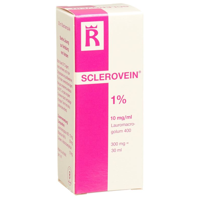 SCLEROVEIN Inj Lös 1 % i.v. Durchstf 30 ml