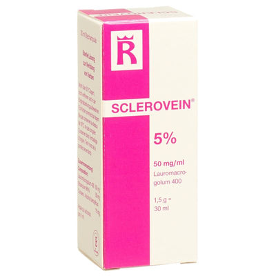 SCLEROVEIN Inj Lös 5 % i.v. Durchstf 30 ml