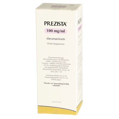 PREZISTA Orale Suspension 100 mg/ml Fl 200 ml
