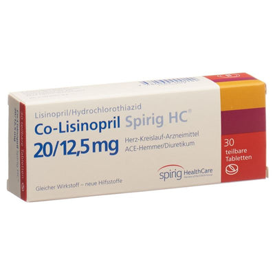 CO-LISINOPRIL Spirig HC Tabl 20/12.5 mg 30 Stk