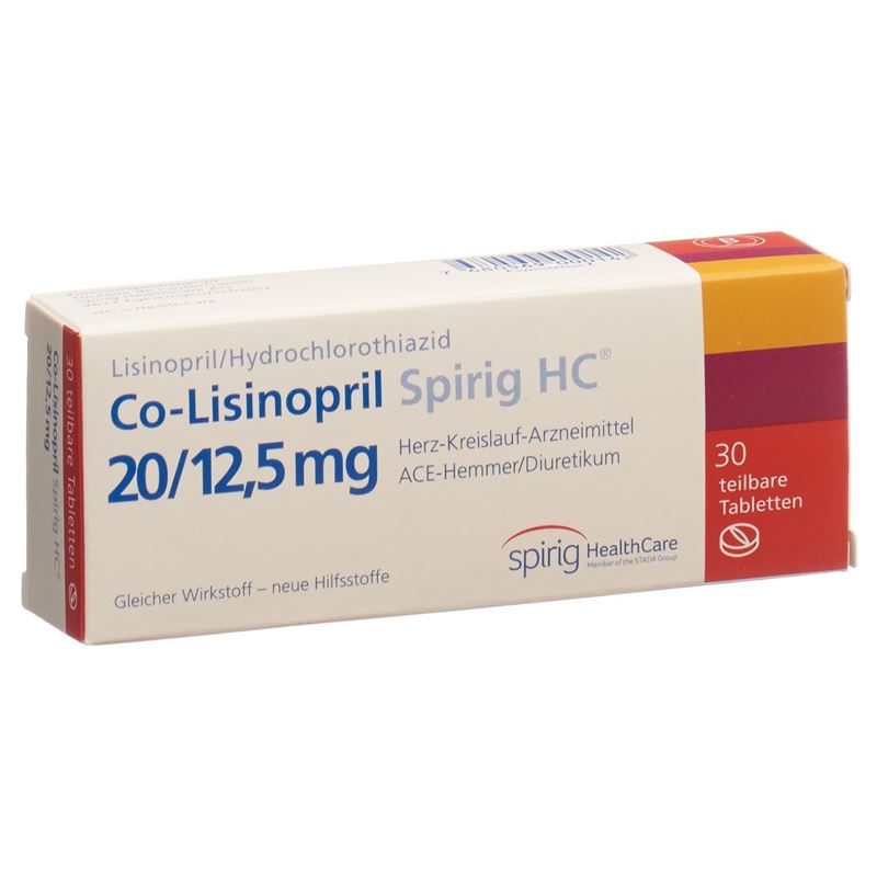 CO-LISINOPRIL Spirig HC Tabl 20/12.5 mg 30 Stk