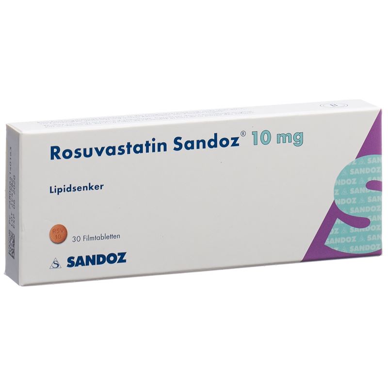 ROSUVASTATIN Sandoz Filmtabl 10 mg 30 Stk