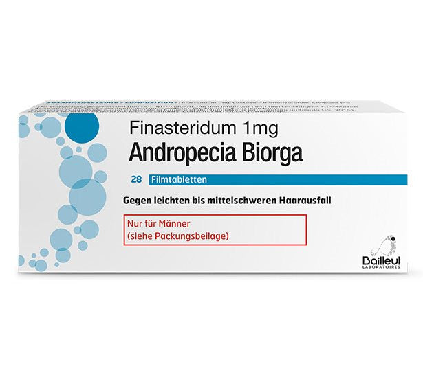 ANDROPECIA Biorga Filmtabl 1 mg 28 Stk