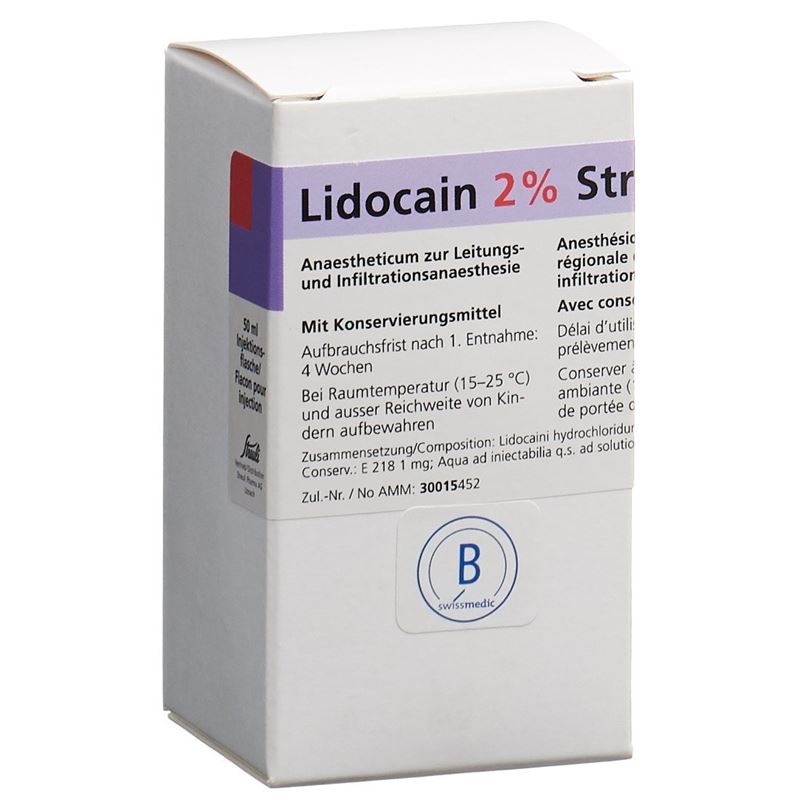 LIDOCAIN Streuli 1 g/50ml Durchstf 50 ml